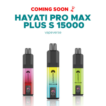 Hayati Pro Max Plus S 15000 Puffs Prefilled Pod Kit - From £10.99